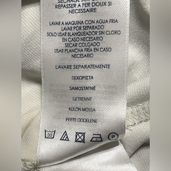 Chaps Midi  Bodycon Black And White Dress Woman's Size Medium - Picture 10 of 11